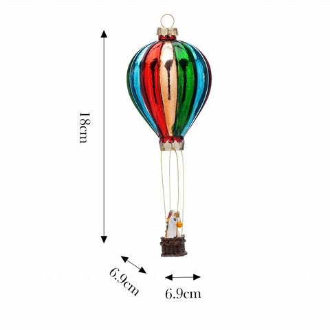 NY24 BALOON AĞAÇ SÜSÜ 6,9X6,9X18 CM