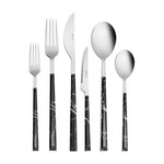 Karaca Leda Cutlery Set for 6 Person, 36 Piece, Black