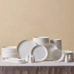 Karaca Favaro for 12 Person Dinnerware Set, 56 Piece, New Generation Bone