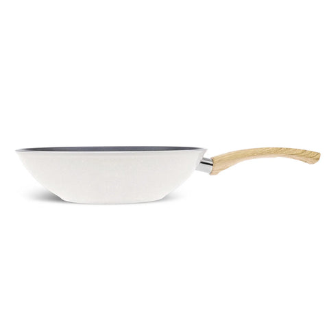 KARACA SWISS CRYSTAL 28 CM WOK TAVA CREAMY