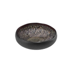 Karaca Galactic Reactive Glaze Serving Bowl, Medium, Black