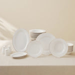 Karaca Lexi Gold 56 Piece Dinnerware Set for 12 Person