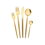 Karaca Jupiter Matte Gold Cutlery Set, 30 Piece