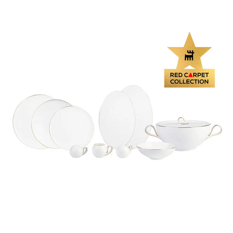 Karaca Red Carpet Collection Fine Pearl Extra Chanak Gold 62-delig parelservies voor 12 personen