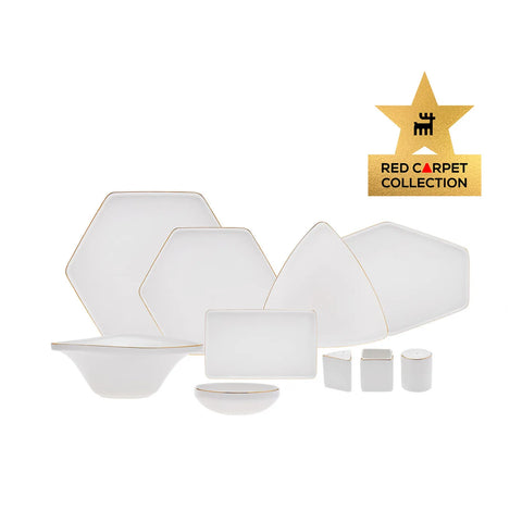 Karaca Red Carpet Collection Geo - 59-delig servies voor 12 personen