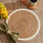 KARACA LUKA ECRU SEAGRASS&JUTE PLACEMAT 37 CM