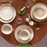 Karaca Aria Beige Reactive Dinner Set 6 Person, 24 pieces