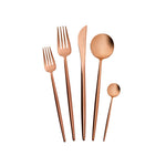 Karaca Jupiter Matte Rosegold Cutlery Set, 30 Piece