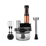 Karaca Mastermaid Prosteel Glass Kitchen Robot, Long Blender, 2500 W, Black Copper