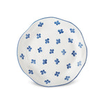 Karaca Primavera Blue Flowers Dinner Plate