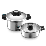 Karaca Quick and Safe Induction Based Pressure Cooker Set 6+8 Lt