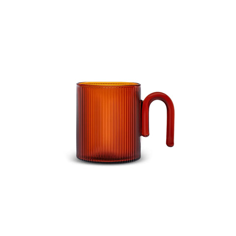 KARACA MIRACLE 320 ML MUG BROWN HANDLE