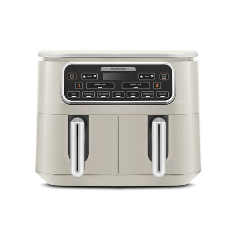 Karaca Air Cook Duo Thuis koken XXXL 8 Liter Airfryer, Starlight, 8 Personen