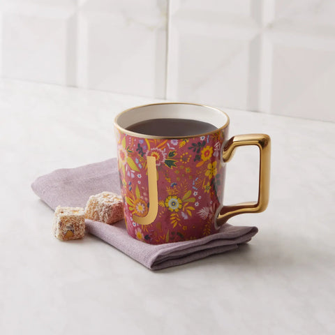 KARACA FLOWER J HARFLI MUG