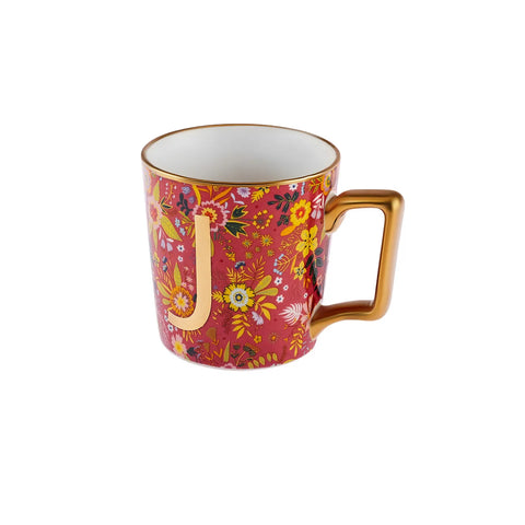 KARACA FLOWER J HARFLI MUG