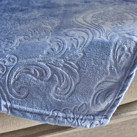 KARACA FELIX BLUE BLANKET 220X240