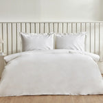 Karaca Home Cool Touch Stripe Double Duvet Cover Set White