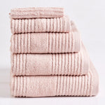 Karaca Rachel Supreme Towel Set, Light Rose