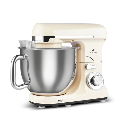 Karaca Blendburst Staande Mixer, 5.7L, 1400W, Iconic Beige