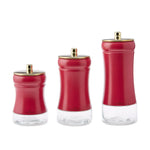 Karaca Gold Berry Vacuum Glass Storage Container, 3 Piece