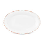 Karaca Elizabeth Ecru Serving Platter, 31 cm