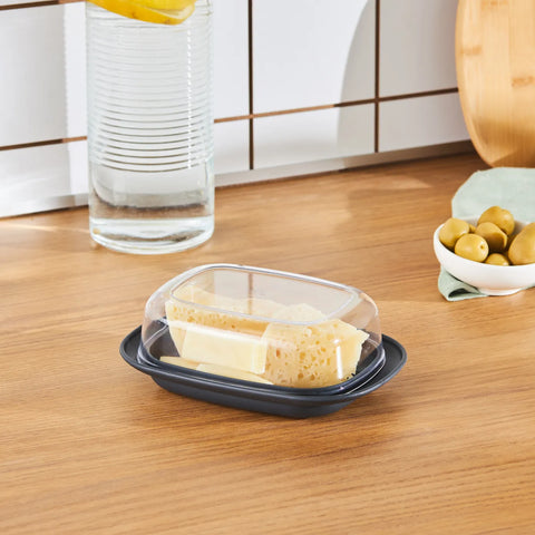 KARACA GIRONA NAVY SET OF 2 BREAKFAST STORAGE CONTAINER