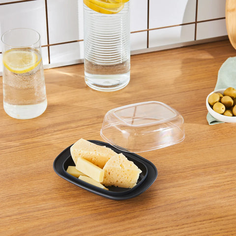 KARACA GIRONA NAVY SET OF 2 BREAKFAST STORAGE CONTAINER