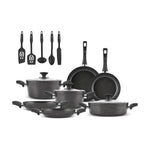 Karaca Biogranit Blackgold Induction Pot Set, 15 Piece