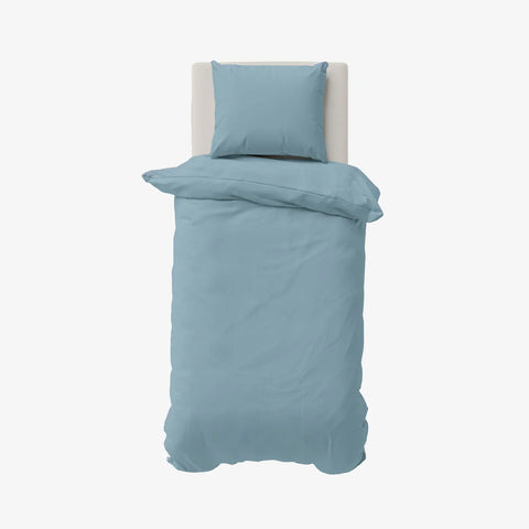 Nautica Solid Single Blue Duvet Cover Set, 155x220, 80x80