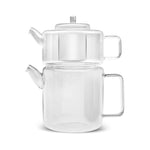 Karaca Flat Borosilicate Glass Teapot