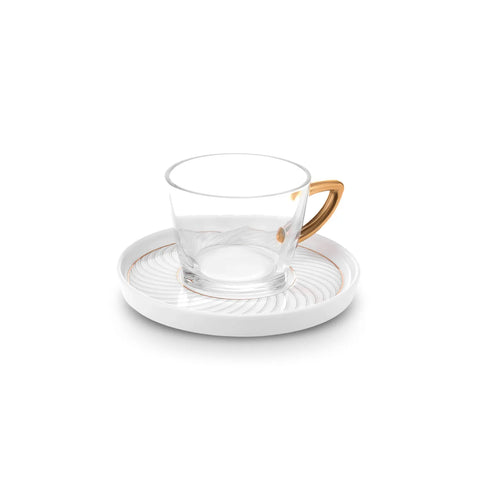 Karaca Bekka 2 Person Tea Cup Set, 4 Piece