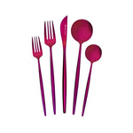 Karaca Orion Purple 6 Person Cutlery Boxed, 30 Piece