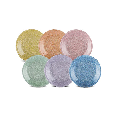 Karaca Cotton Colored Silvery voor 6 Persoons Dessertset, 6 Delig