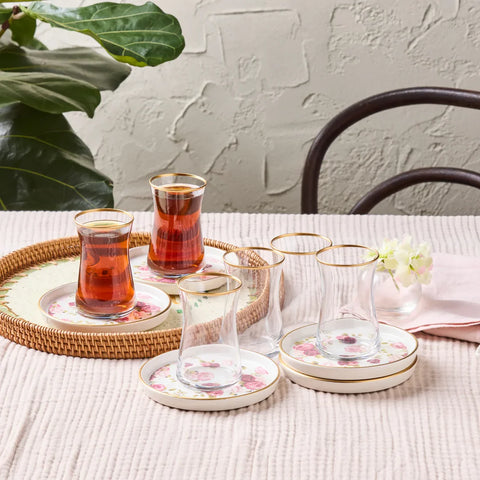 Karaca Marilla Tea Set for 6 Person, 18 Piece