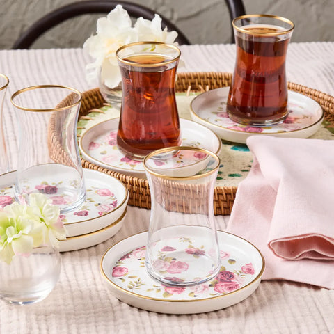 Karaca Marilla Tea Set for 6 Person, 18 Piece