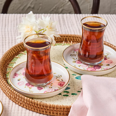 Karaca Marilla Tea Set for 6 Person, 18 Piece