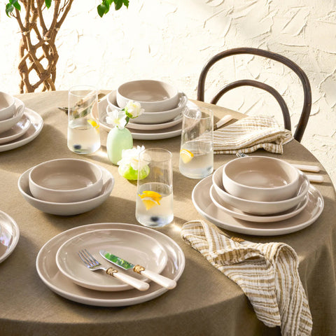 Karaca Abby Cream 6-Person Dinner Set, 24 Pieces