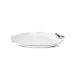 KARACA X MÜGE ANLI BİRD OVAL PLATE, GOLD