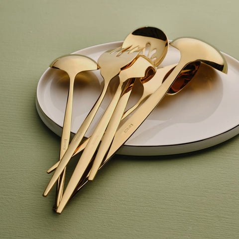 Karaca Orion Matte Gold 7-Piece Service Set